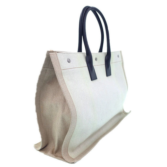 Saint Laurent Gauche Tote Rive Bag PARIS - Picture 1 of 8